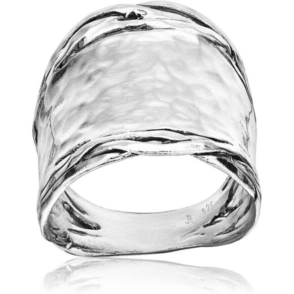 Women's 925 Sterling Silver Vintage Antique Look Artisan Handcrafted Ring - Picture 12 of 15